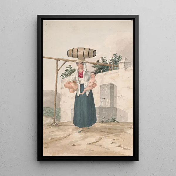 Reproduction of the painting Way of Carrying Children - Alfred Diston