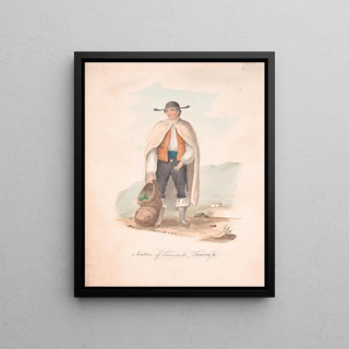 Original painting from Tacoronte Tenerife - Alfred Diston — framed artwork on a wall