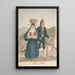 Inhabitants of La Palma - Alfred Diston — framed artwork on a wall