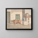 Sledge à marchandises - Alfred Diston — framed artwork on a wall
