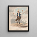 Peasant of Hierro - Alfred Diston — framed artwork on a wall
