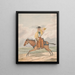 Woman of Tacoronte - Alfred Diston — framed artwork on a wall