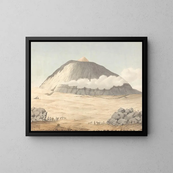 Le Pic de Ténérife - Alfred Diston — framed artwork on a wall