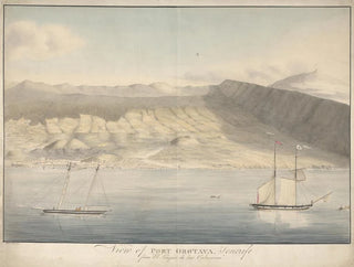 View of the port of Orotava in Tenerife from El Limpio de Las Calaveras - Alfred Diston — artwork view