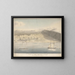 View of the port of Orotava in Tenerife from El Limpio de Las Calaveras - Alfred Diston — framed artwork on a wall