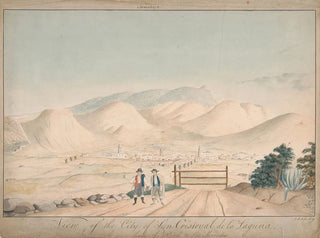 View of the city of San Cristoval de la Laguna from the Las Mercedes road - Alfred Diston — artwork view