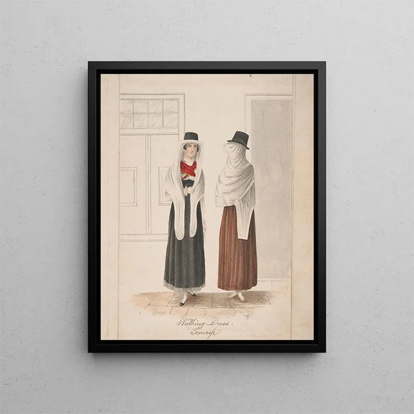 Robe de marche Tenerife - Alfred Diston — framed artwork on a wall