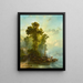Maggiore Sunset - Alfred Eduard Agenor de Bylandt — framed artwork on a wall