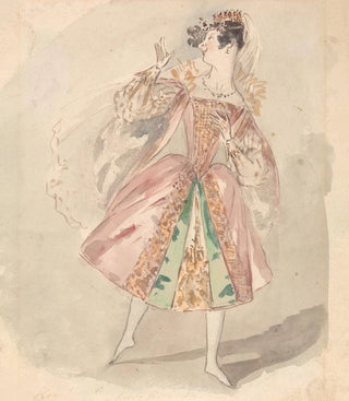 a dancer - Alfred Edward Chalon — artwork view