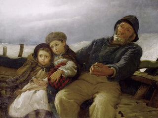 La Traversée orageuse - Alfred Edward Emslie — artwork view