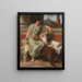 Pompéi Painting 79 AD - Alfred Elmore — framed artwork on a wall