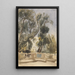 La terrasse - Alfred Elmore — framed artwork on a wall