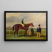 M. Martinson, Nancy F. Marson, J. Marson and a groom after a painting by Harry Hall - Alfred Frank de Prades — framed artwork on a wall