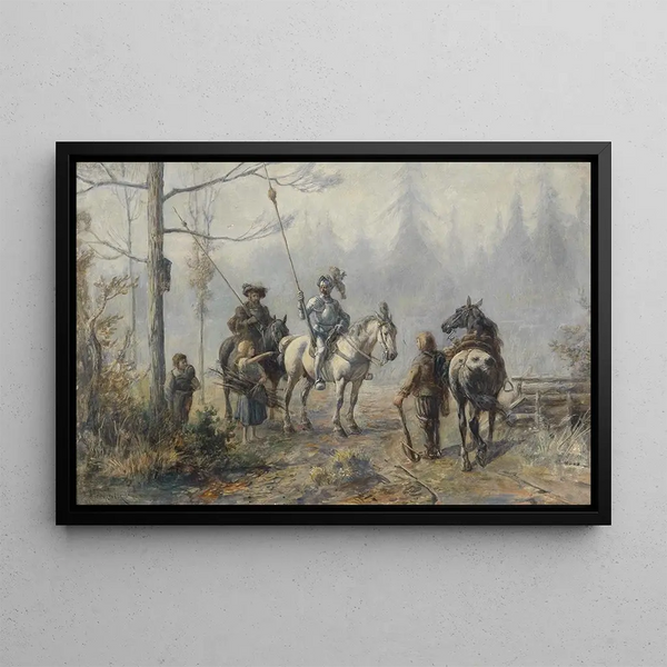 Egaré - Alfred Friedländer — framed artwork on a wall