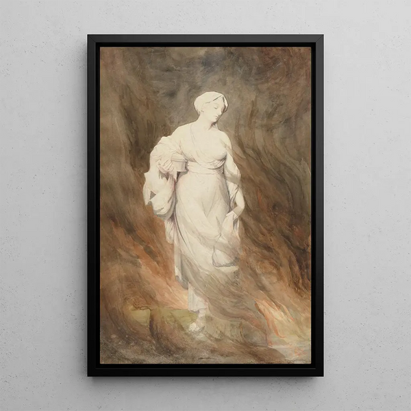 Reproduction of the painting La Femme de Loth - Alfred George Stevens