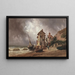 Return home before the storm - Alfred Godchaux — framed artwork on a wall