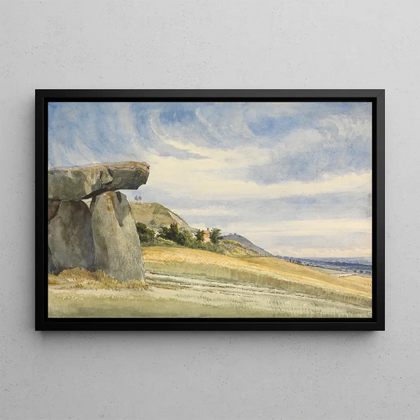 Kits Coty House near Maidstone Kent - Alfred Gomersal Vickers — framed artwork on a wall