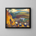 Street Construction Painting - Alfred Helberger — framed artwork on a wall