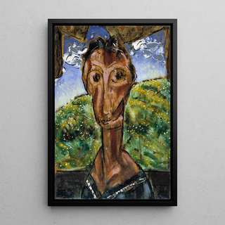 Reproduction of the painting Head of Woman - Alfred Henry Maurer