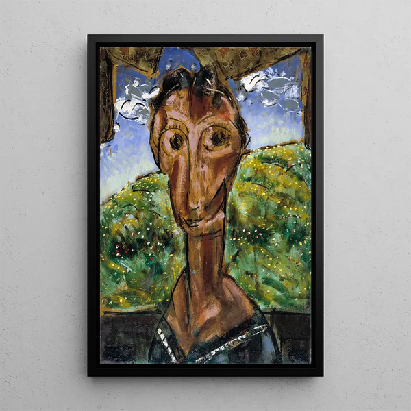 Reproduction of the painting Head of Woman - Alfred Henry Maurer