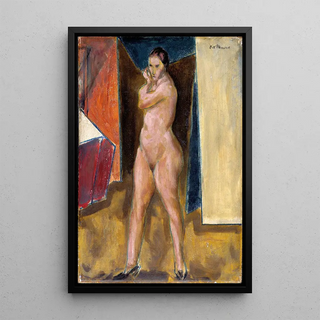 Nude Painting - Alfred Henry Maurer — framed artwork on a wall