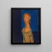 Portrait of a Woman - Alfred Henry Maurer — framed artwork on a wall