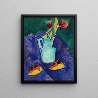 Alfred Henry Maurer - Tulips in a Green Vase.webp