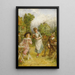 Compagnie joyeuse - Alfred Holst Tourier — framed artwork on a wall