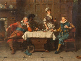 Les joueurs de cartes - Alfred Holst Tourrier — artwork view