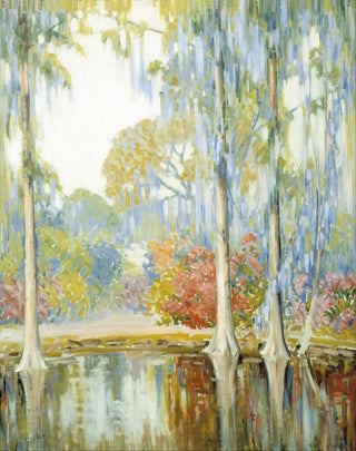 Gardens of Magnolia - Alfred Hutty — artwork view