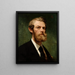 Self-portrait - Alfred Izydor Romer — framed artwork on a wall