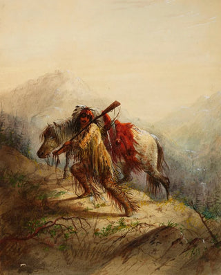 The Scalp-Lock - Alfred Jacob Miller — artwork view