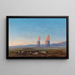 Colosses and water buffaloes - Alfred Koechlin-Schwartz — framed artwork on a wall