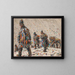 Through the Snow - Alfred Ost — framed artwork on a wall
