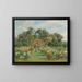 a sundial in a rose garden - Alfred Parsons — framed artwork on a wall