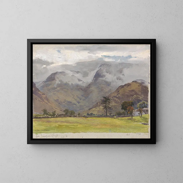 Dungeon Ghyll Painting - Alfred Parsons — framed artwork on a wall