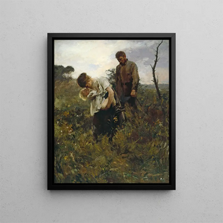 Exodus - Alfred Philippe Roll — framed artwork on a wall