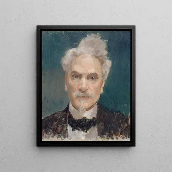 Henri Rochefort Victor Henri Marquis de Rochefort Luay 1831 1913, known as journalist, politician, and writer - Alfred Philippe Roll — framed artwork on a wall