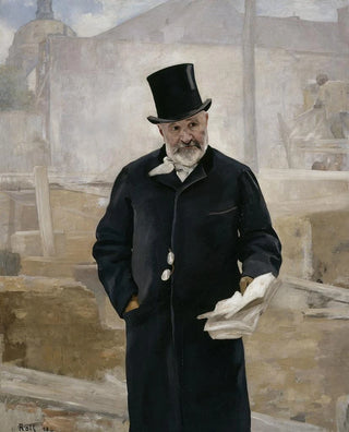 Portrait of Adolphe Alphand - Alfred Philippe Roll — artwork view