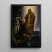 Reproduction of the painting of a Guardian Angel Saving Emperor Maximilian from the Martinswand - Alfred Rethel