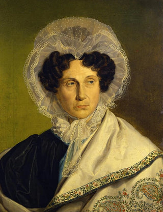Portrait of the artist's mother - Alfred Rethel — artwork view