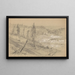 Chemin de fer sur les rapides de Saint-Louis - Alfred Rudolph Waud — framed artwork on a wall