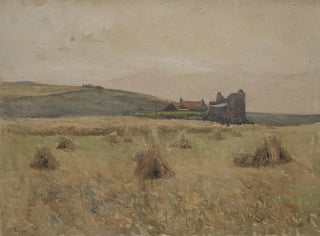 Wheat Field Painting - Alfred Rudolph Waud — artwork view