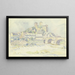 Château de Runkel - Alfred Schnaars — framed artwork on a wall