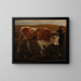 The Return of the Field - Alfred Schrötter von Kristelli — framed artwork on a wall