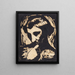 Portrait of a Man - Alfred Simonsen — framed artwork on a wall