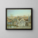 A Corner of Moret-sur-Loing - Alfred Sisley — framed artwork on a wall
