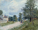 A bend in the road - Alfred Sisley — artwork view