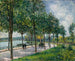 Avenue de châtaigniers - Alfred Sisley — artwork view
