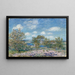 Afternoon in May near Moret-sur-Loing - Alfred Sisley — framed artwork on a wall